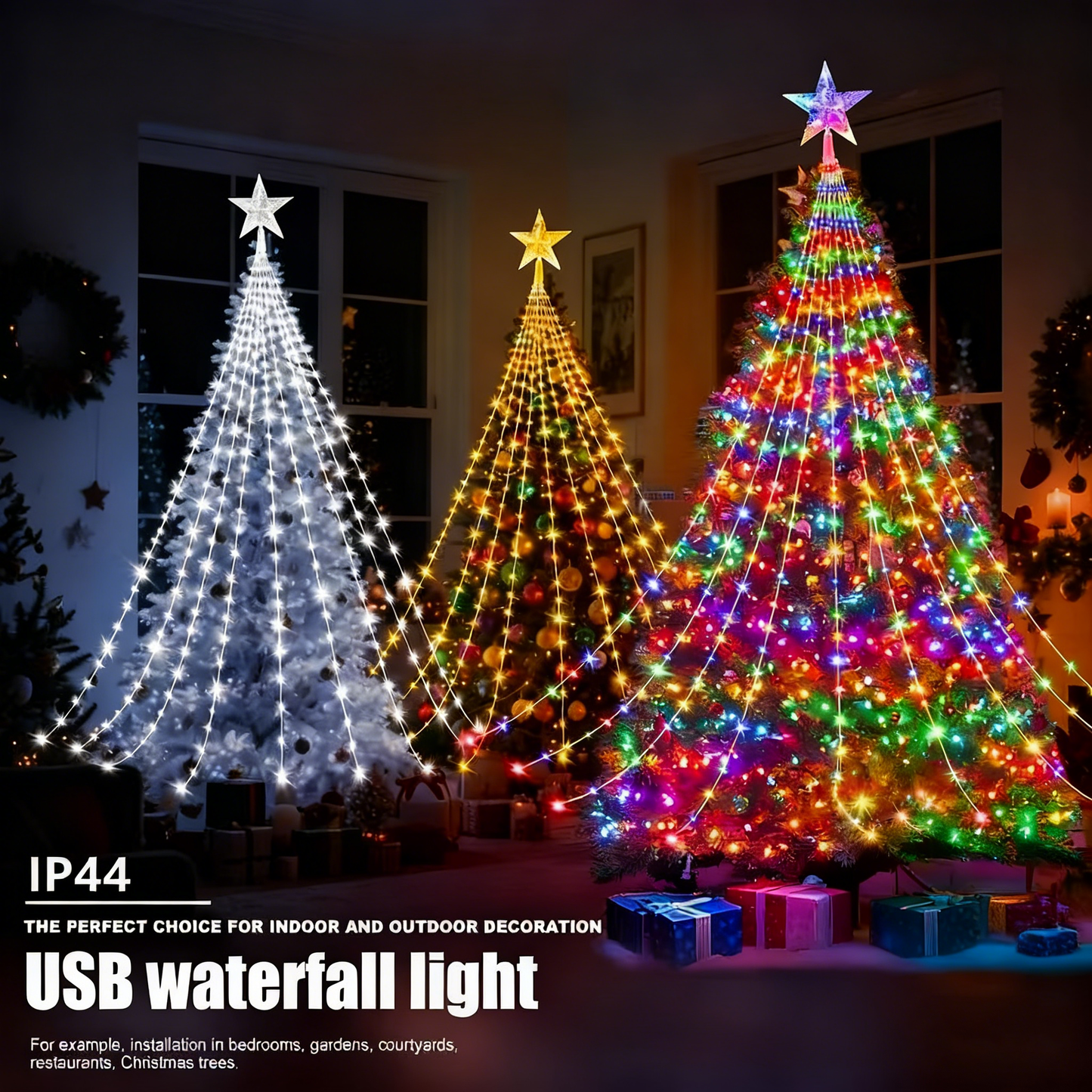 🎁Zgodnja praznična razprodaja 50 % POPUSTA🎄Božične lučke Starlight Cascade-SI