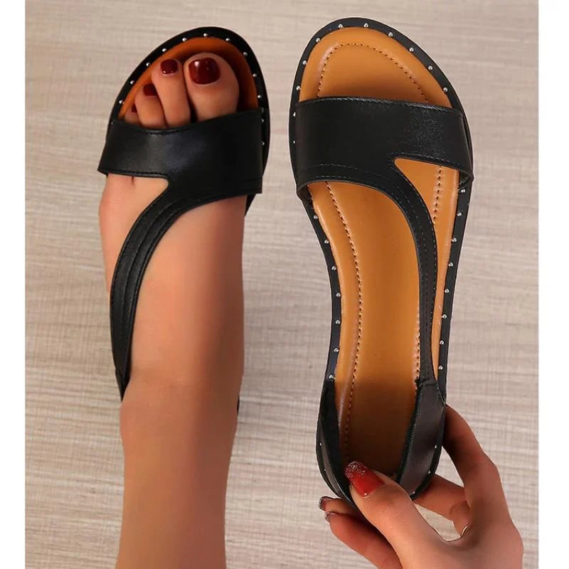 👡 Φλατ σανδάλια Fishmouth με τρουκς✨-GR