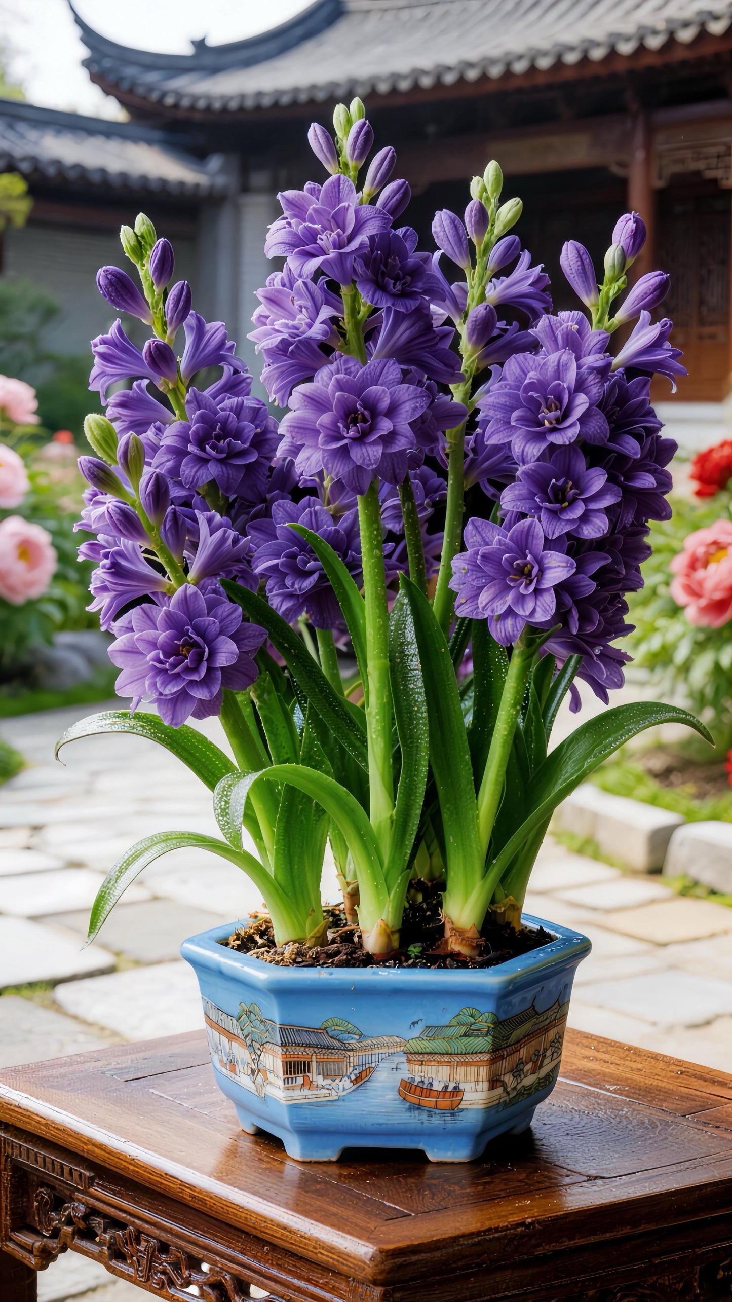 🌼 Dvojne čebulice tuberoze – živahen vonj za vaš vrt-SI