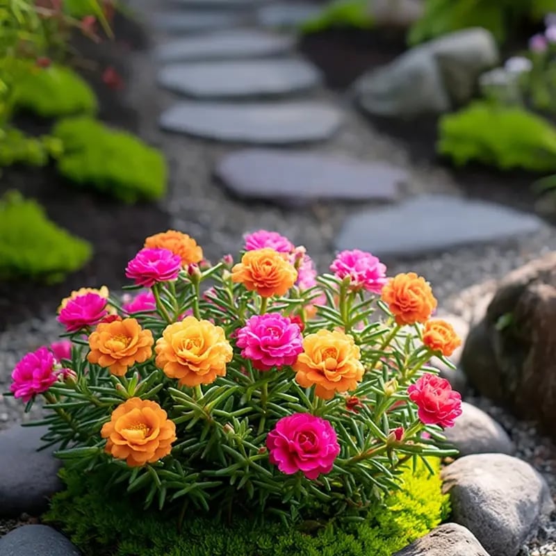 🌸Semena mahovnjaka – 🌿Semena trajnic / Veliki cvetovi / Enostavna za gojenje-SI