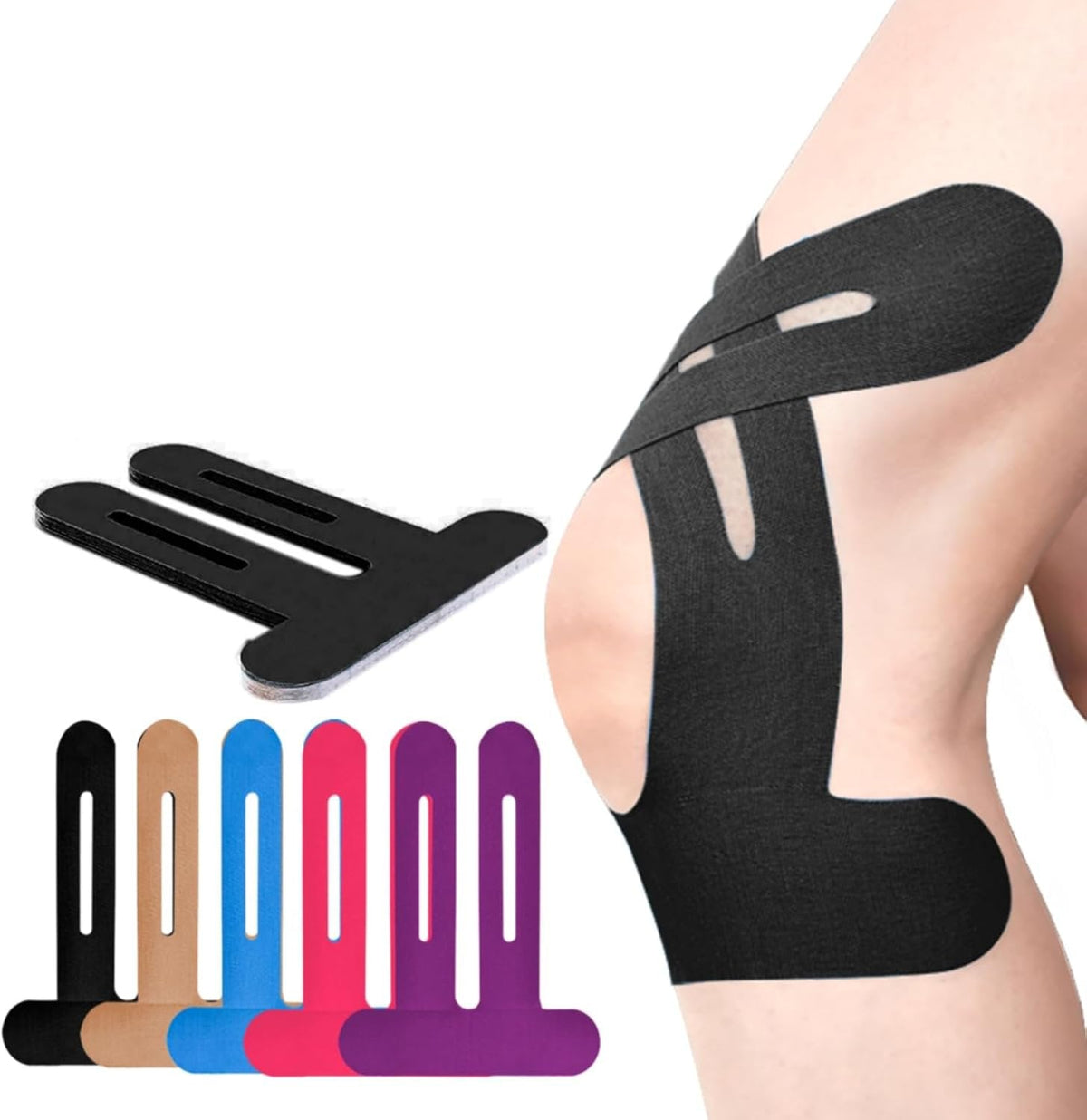 🎁50% NUOLAIDA – iš anksto paruoštas kineziologinis teipas keliui-LT