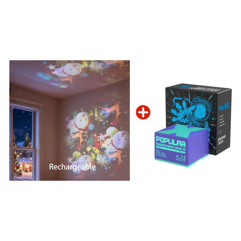 ✨Dinamična vrtljiva LED projekcijska svetilka-SI