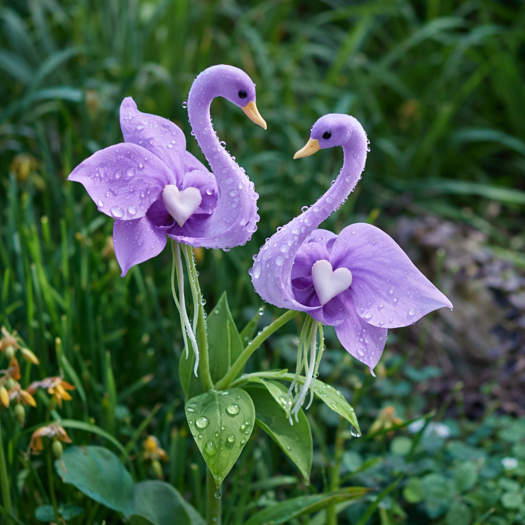🔥 Pomladna razprodaja -50%! ✨ Očarljive rože "Purple Swan Blossom" – edinstvena lepotica za vaš vrt-SI
