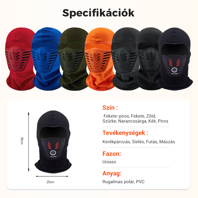💞 Αντιανεμικό κράνος για χειμερινή χρήση, unisex-GR