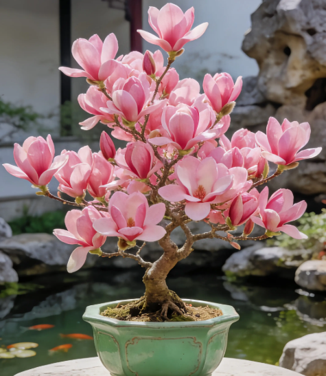 Βολβοί Magnolia liliiflora (μωβ ορχιδέες) 🌸 Τα λουλούδια κρύβουν τα φύλλα, το άρωμα γεμίζει τον αέρα-GR