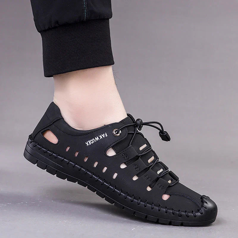 🔥Odinės aviatorinės basutės su apvyniojama nosele👞-LT