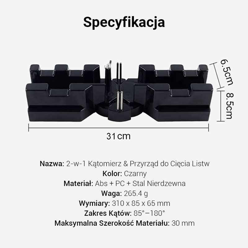 👨‍🔧📐2-v-1 orodje za merjenje in kotno rezanje-SI