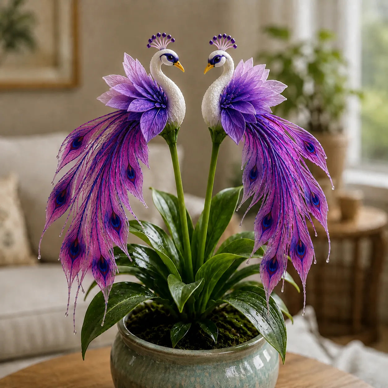 🦚 Čebulice orhidej Peacock – živi dragulj ✨-SI