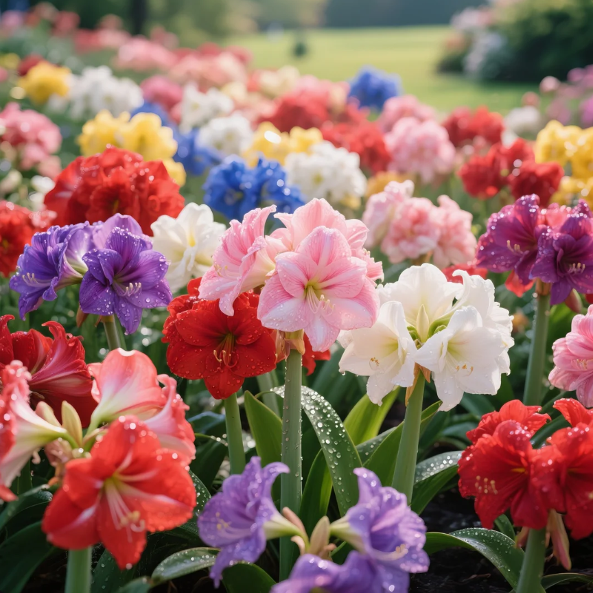 🌺Dvigubos amarilės su gėlių kvapu – žydi per 40 dienų-LT