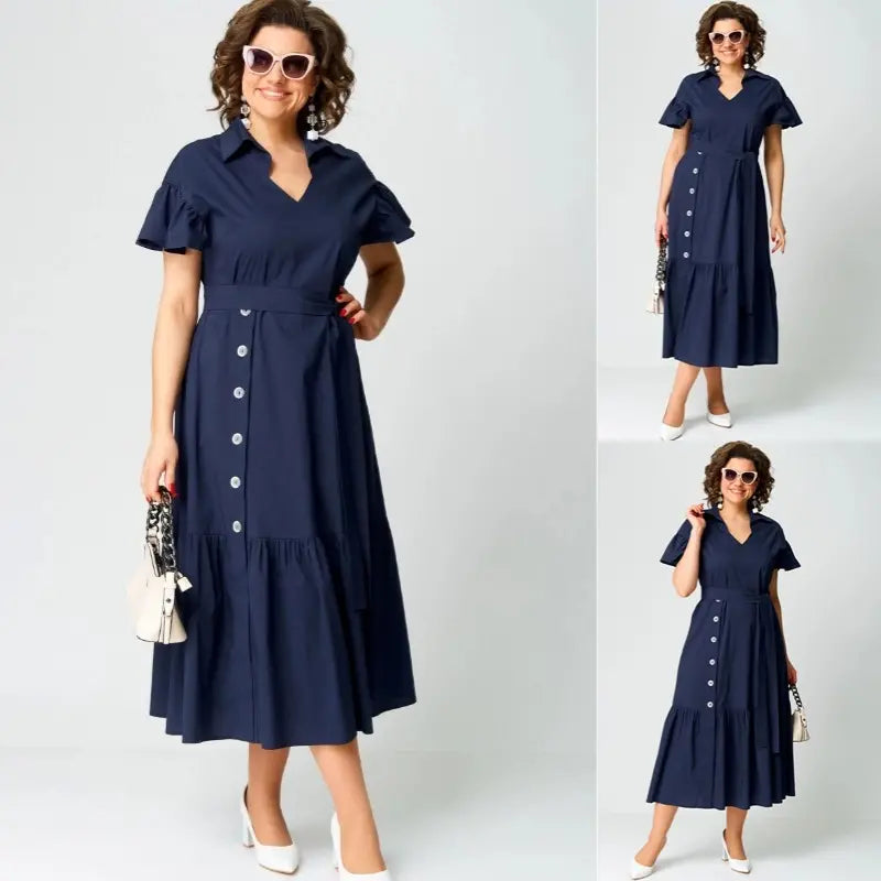 Novi stil 2025 💖[S~5XL]Elegantna in modna obleka-SI