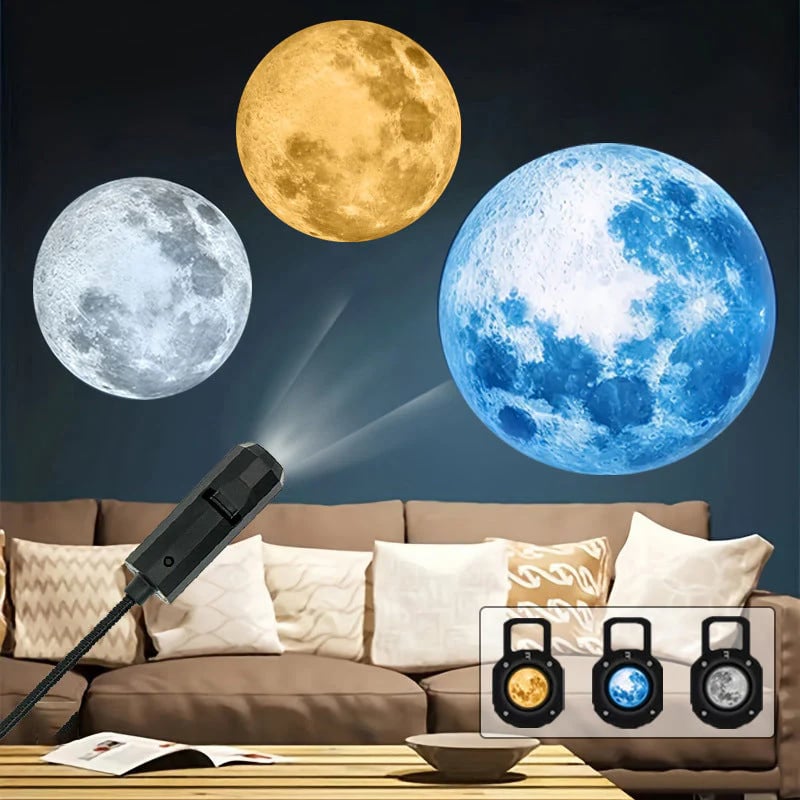 USB projektor Galaxy in nočna lučka Luna-SI