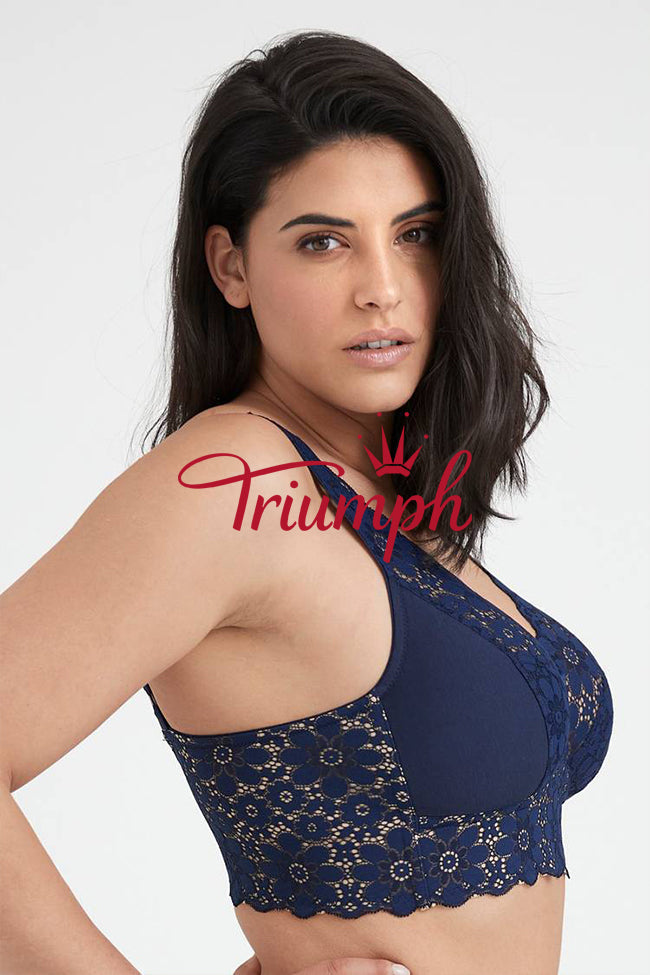 Triumph - 3 τεμ (85A-105F) 💝 Άνετο ασύρματο σουτιέν-GR