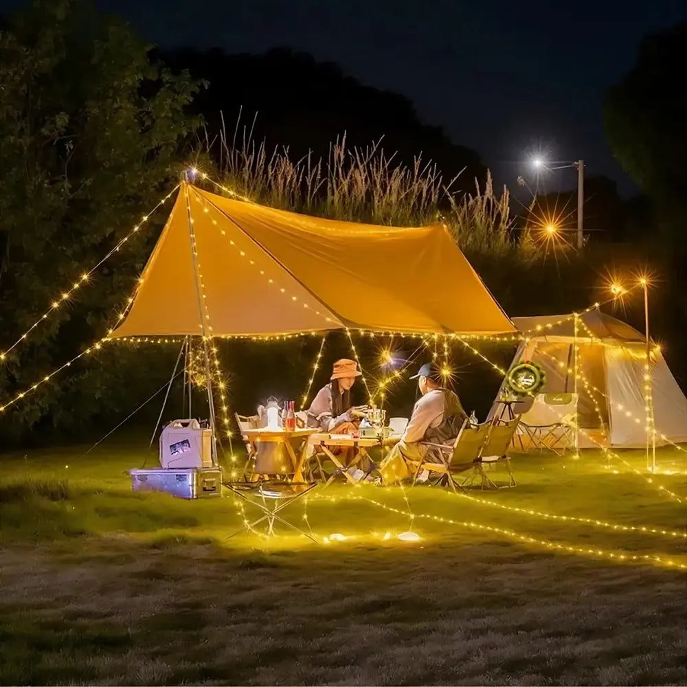 Camp Lamp™💡 Αναδιπλούμενο φωτιστικό σε κορδόνι 33 ποδιών 🔋 Διάρκεια μπαταρίας 8 ωρών 🌈 Πολλαπλές ρυθμίσεις χρώματος ⚙️ Στήνεται σε δευτερόλεπτα-GR