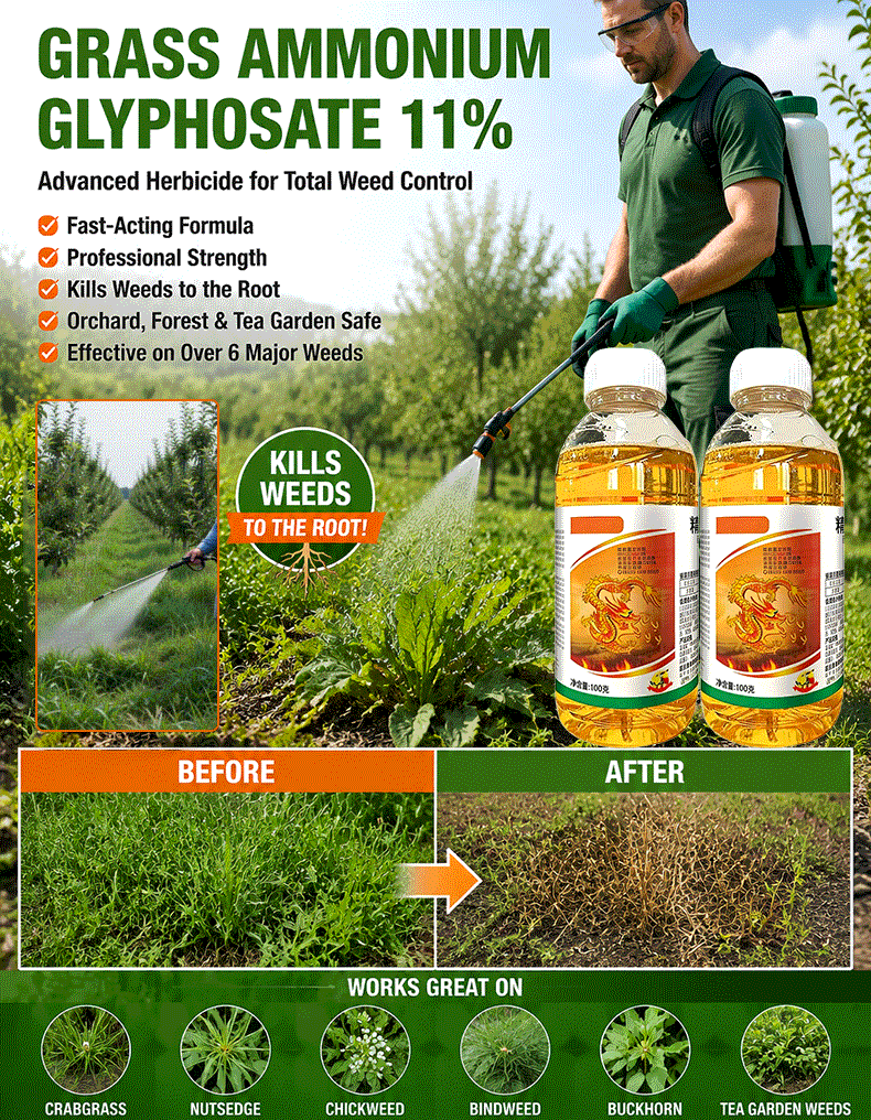 ✅✅ Herbicid in sredstvo za preprečevanje koreninske gnilobe👉【100 ml tekočine se razredči v 15–20 L vode】💡-SI