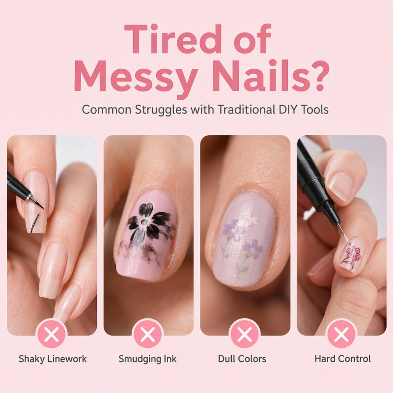 💅 ČASOVNO OMEJEN 50 % POPUST! 💥 Komplet 24 barvitih dvostranskih flomastrov za poslikavo nohtov – kreativni, salonske kakovosti, enostavni za izdelavo ✨-SI