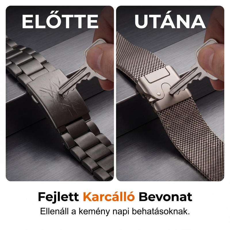 ⌚Pašček za uro iz mrežastega jekla – za Apple Watch-SI
