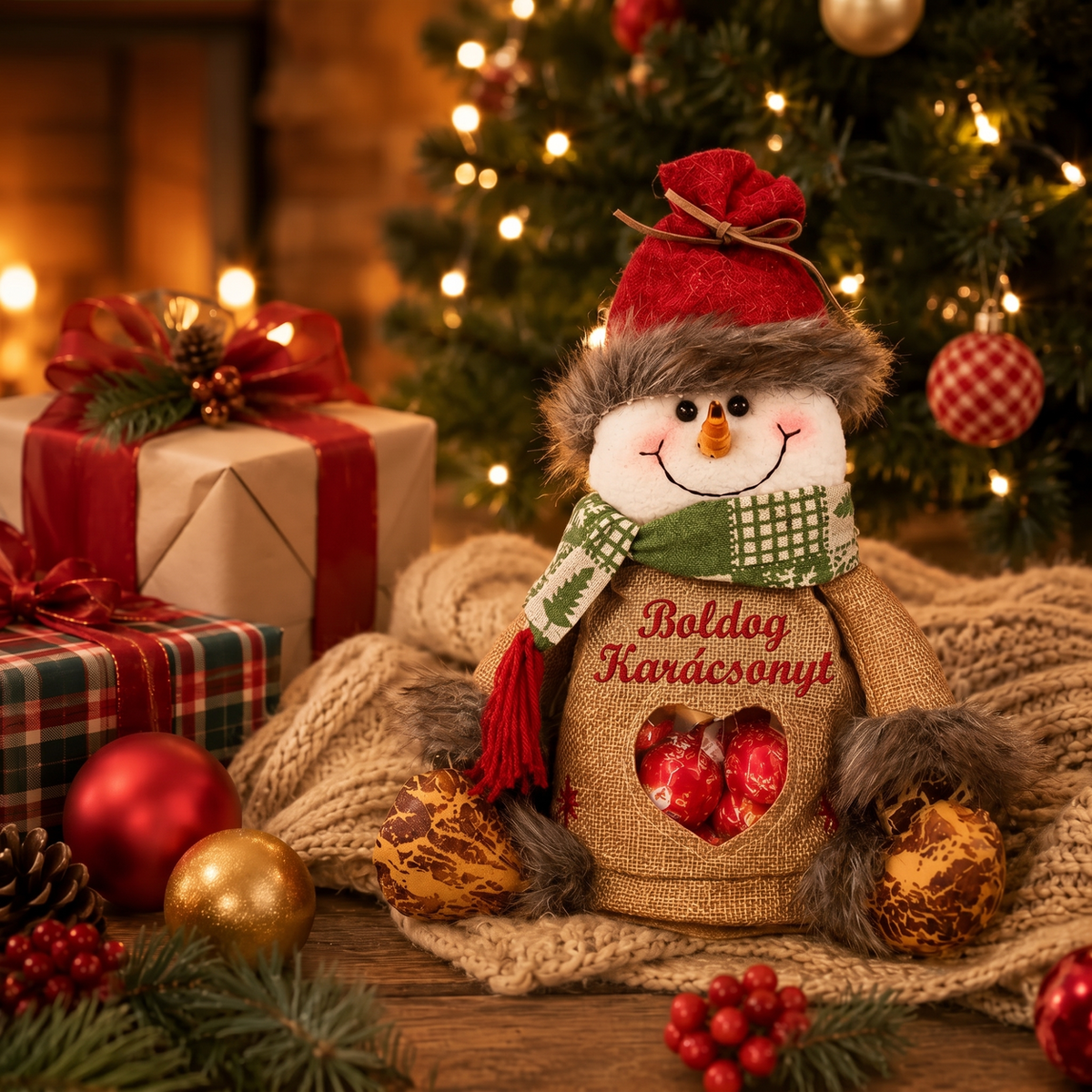 🎄🎁 49 % POPUSTA zadnji dan! Božične darilne vrečke z zadrgo – praznična embalaža 🎅✨-SI
