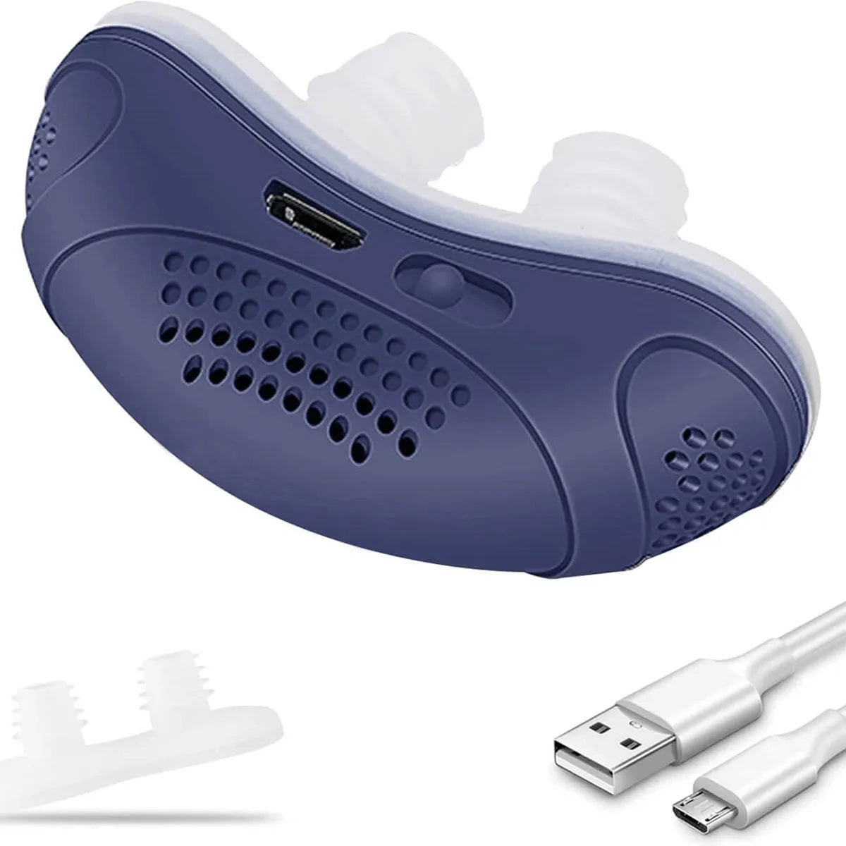 Naujas mini CPAP aparatas be žarnos, be kaukės, anti-knarkimo ventiliatorius-LT