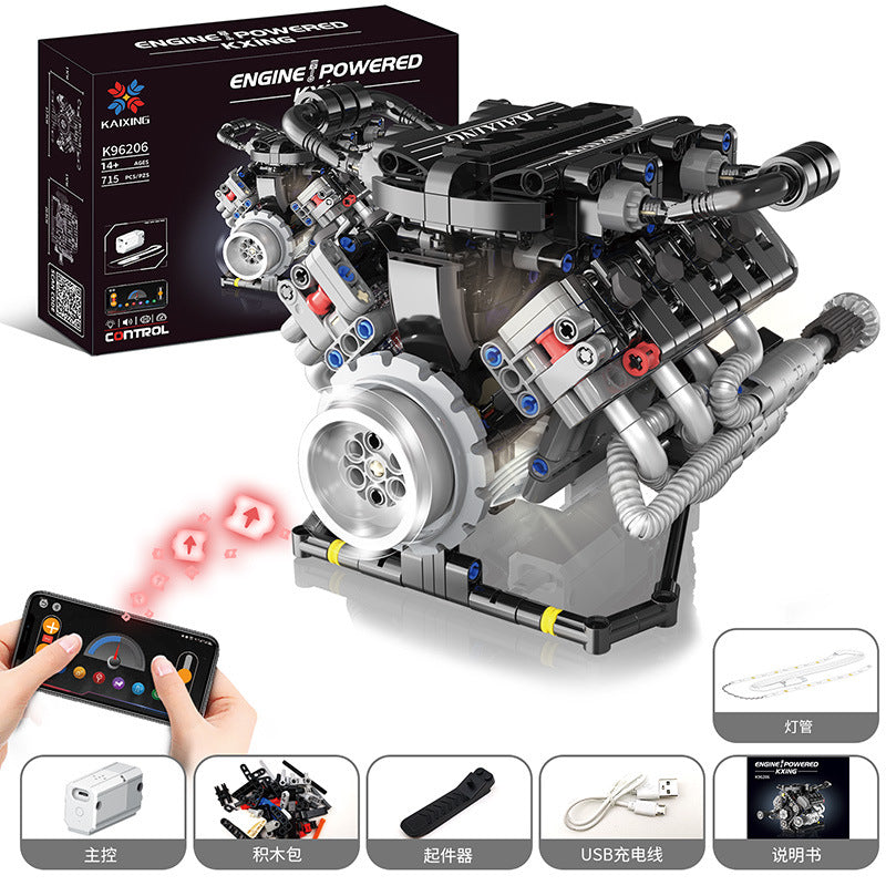 🔥 Rjoveč motor V8!-SI