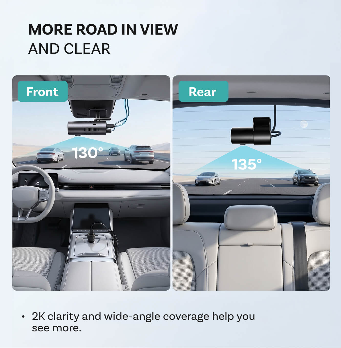 OttoSafe Cam 3-v-1 dvojna kamera za armaturno ploščo in brezžični adapter CarPlay-SI