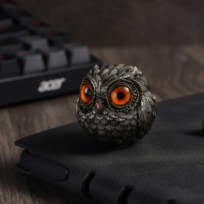 🦉Realistična figurica varuhinje srečne sove-SI