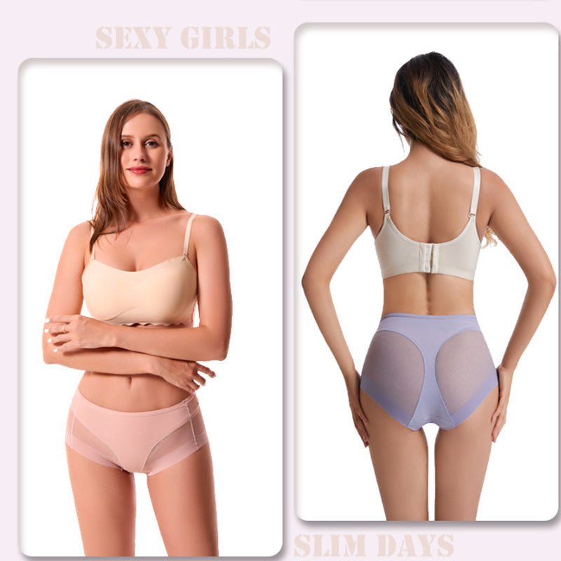 💞 Ledene svilene hlačke za oblikovanje z visokim pasom👙