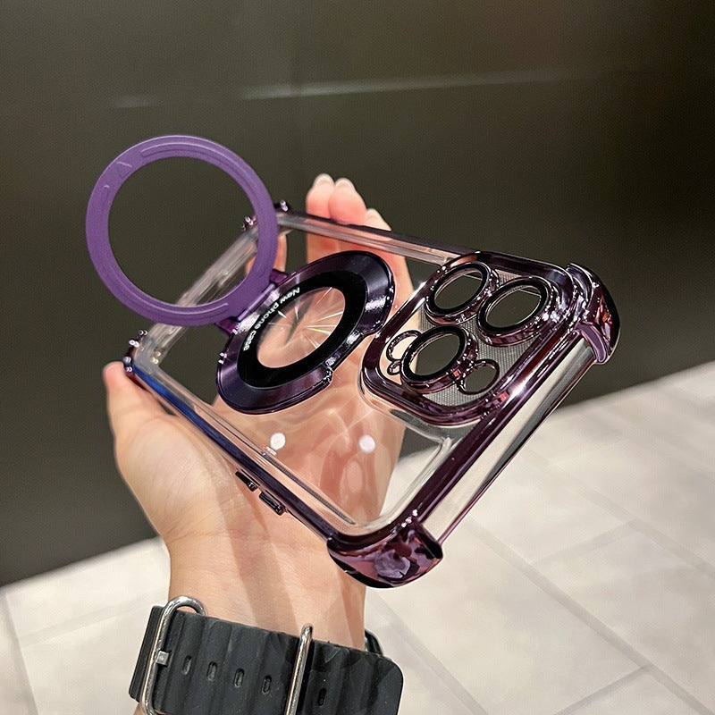 Funda anticaídas con soporte magnético para iPhone-ES