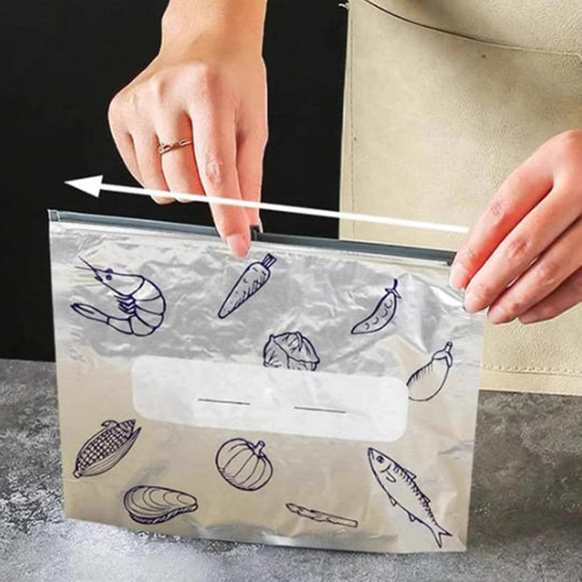 Bolsas de aluminio reutilizables para conservar la frescura: ¡el nuevo mejor amigo de tu cocina! 🍴✨-ES