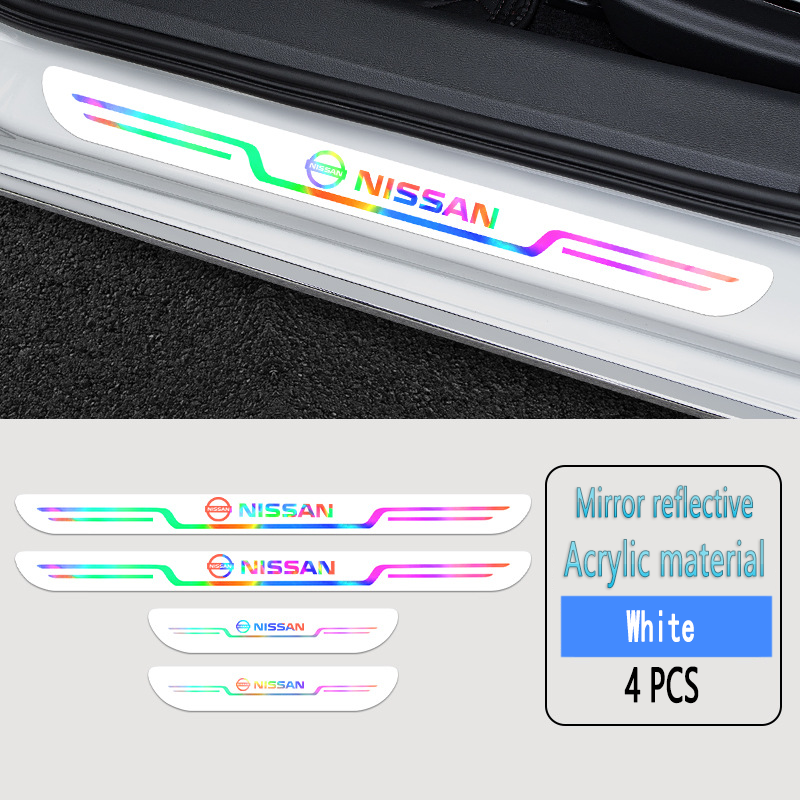 ✨Akrilinės lazerinės automobilių apsaugos nuo užsiteršimo durelių slenksčių juostelės🎉4 vnt.🎉-LT