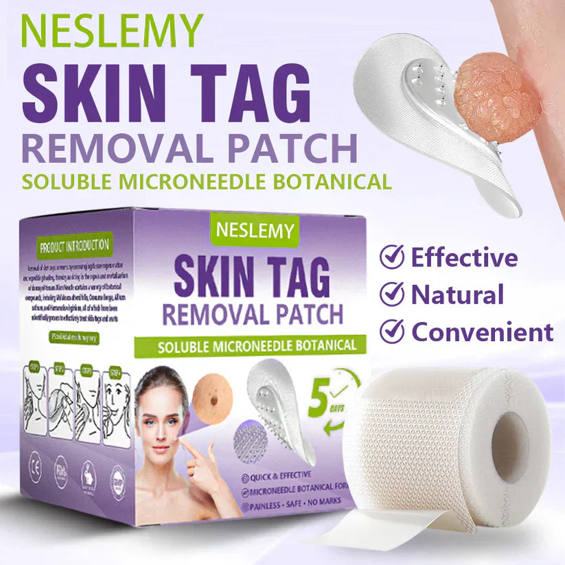 🌿NESLEMY® tirpstantis botaninis pleistras su mikroadatomis odos išaugoms šalinti-LT