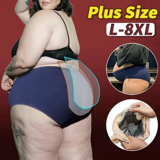 (L-8XL)🌸Pirk 2, gauk 1 nemokamai🔥Moteriški aukšto juosmens nepralaidūs apatiniai👙-LT