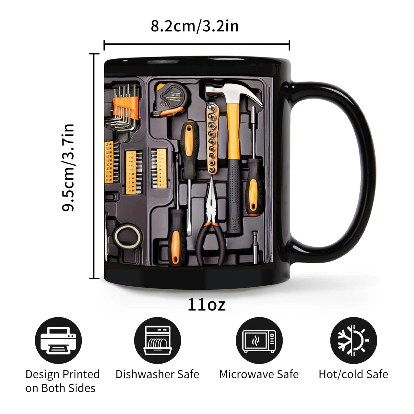 ⚡RAZPRODAJA NA KIBERNETSKI PONEDELJEK🔧⚡Vrček z orodjem za mehanike🍵-SI