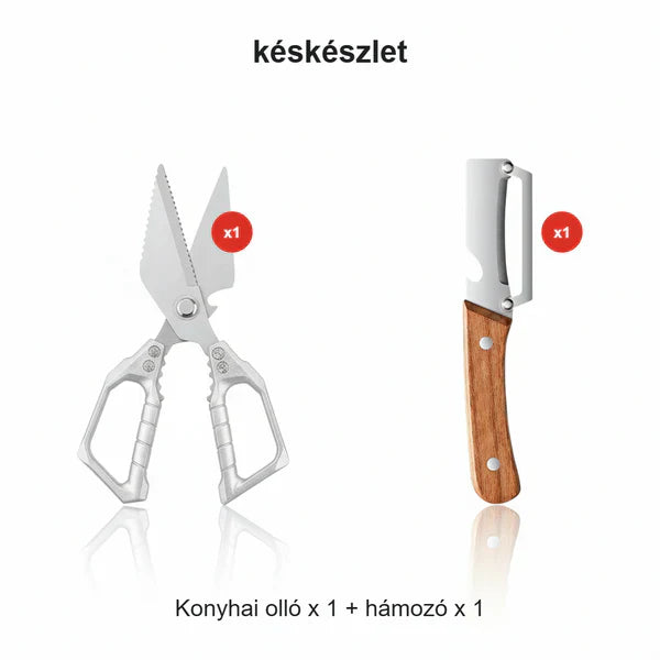 Večnamenske trpežne kuhinjske škarje-SI