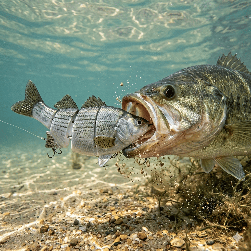 🌊Κυριαρχήστε στο Νερό: Δόλωμα Ozark Trail 5 ιντσών πολλαπλών τεμαχίων για λευκό λαβράκι🐟-GR