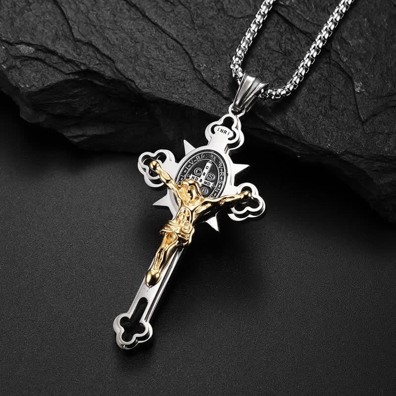 ✨Kryžminis pakabukas – 🙏Palaiminimai jį nešiojantiems-LT