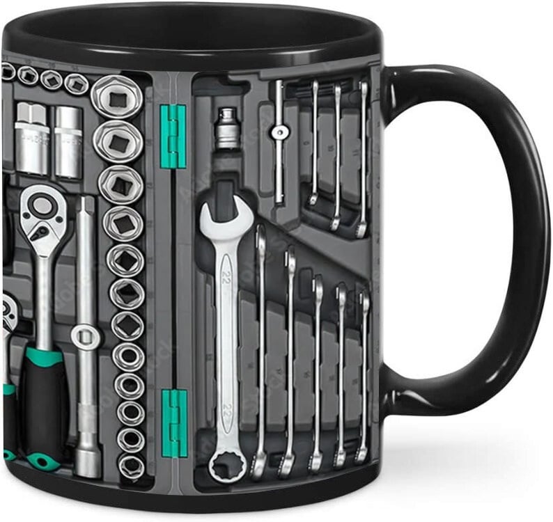 ⚡RAZPRODAJA NA KIBERNETSKI PONEDELJEK🔧⚡Vrček z orodjem za mehanike🍵-SI