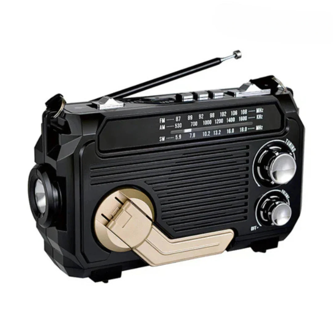 Ročni radio s funkcijo polnjenja v sili-SI