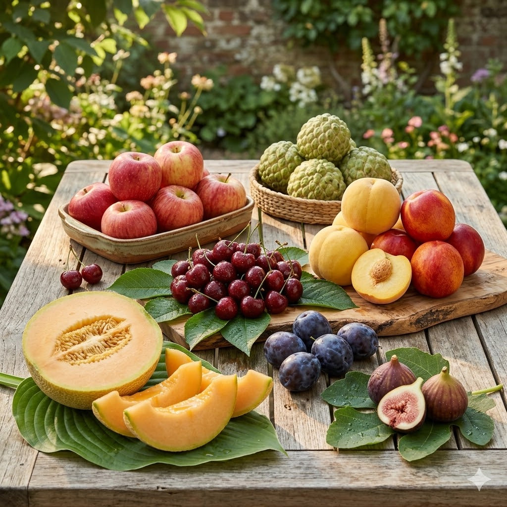 🍃 „Heirloom Manor“ serija: 13 atrinktų vaisių sėklų rinkinys (be GMO) 🌳 – Geriausiai parduodamas produktas-LT
