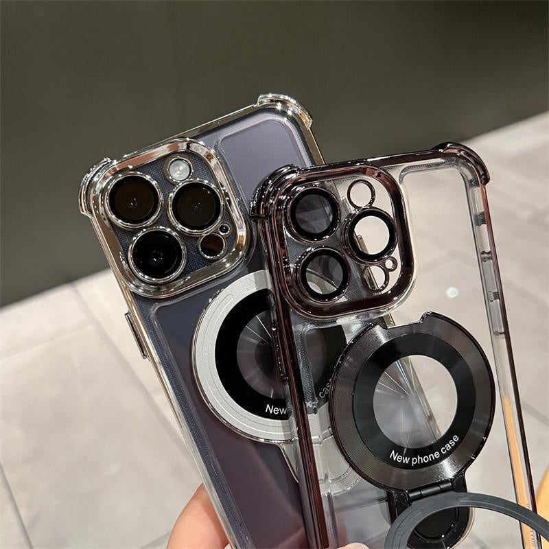 Funda anticaídas con soporte magnético para iPhone-ES