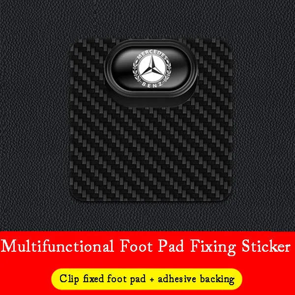 🎉HOT SALE 🎉Multifunctional Carbon Fiber Car Mat Fixing Buckle✨8 Pcs✨