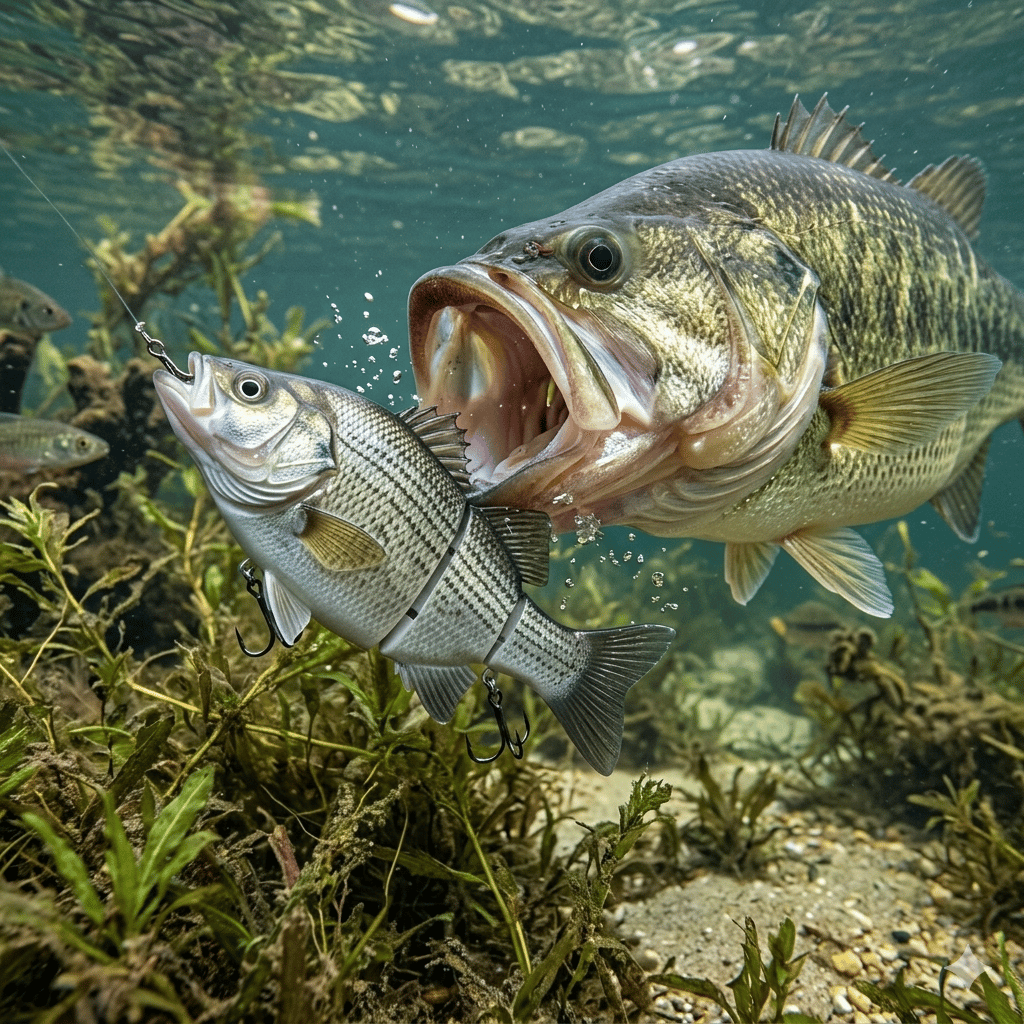 🌊Κυριαρχήστε στο Νερό: Δόλωμα Ozark Trail 5 ιντσών πολλαπλών τεμαχίων για λευκό λαβράκι🐟-GR
