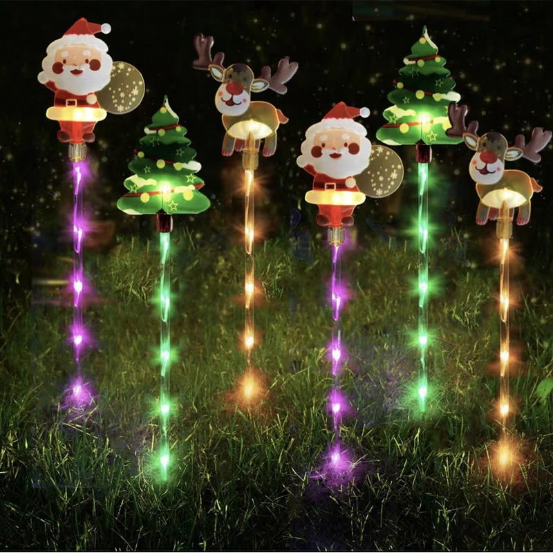 🎄🎁Paket 6 gibljivih božičnih lučk-SI