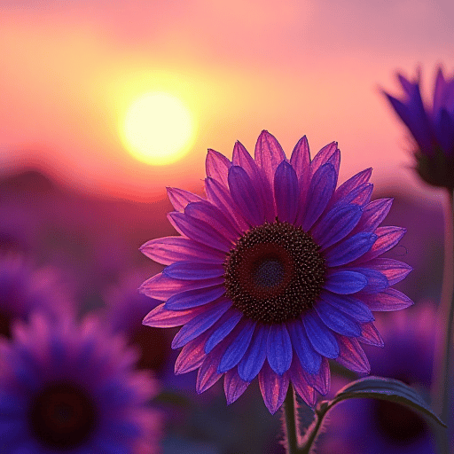 Zadnjih 8.000 semen 💜 Velikanska sončnična semena Midnight Sun 🌻 Redka sorta, ki zraste več kot 2,4 m-SI