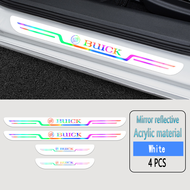 ✨Akrilinės lazerinės automobilių apsaugos nuo užsiteršimo durelių slenksčių juostelės🎉4 vnt.🎉-LT