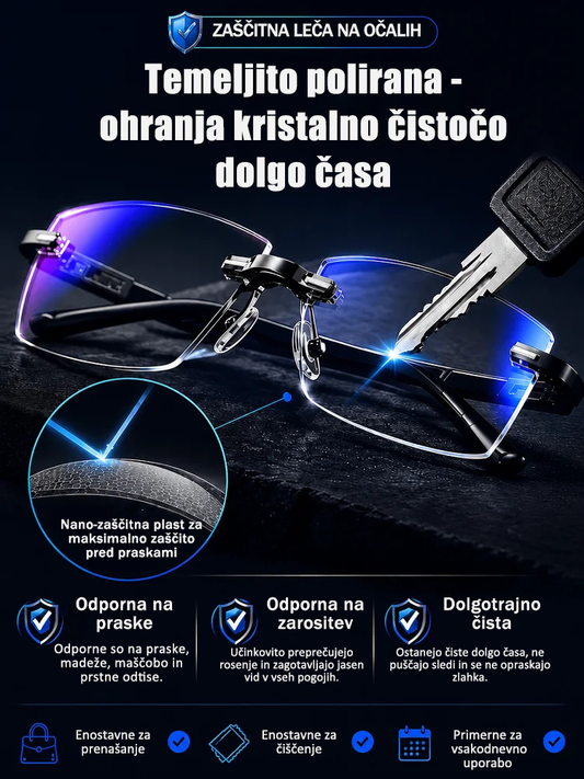 Ultra lahka diamantna očala brez okvirja-SI