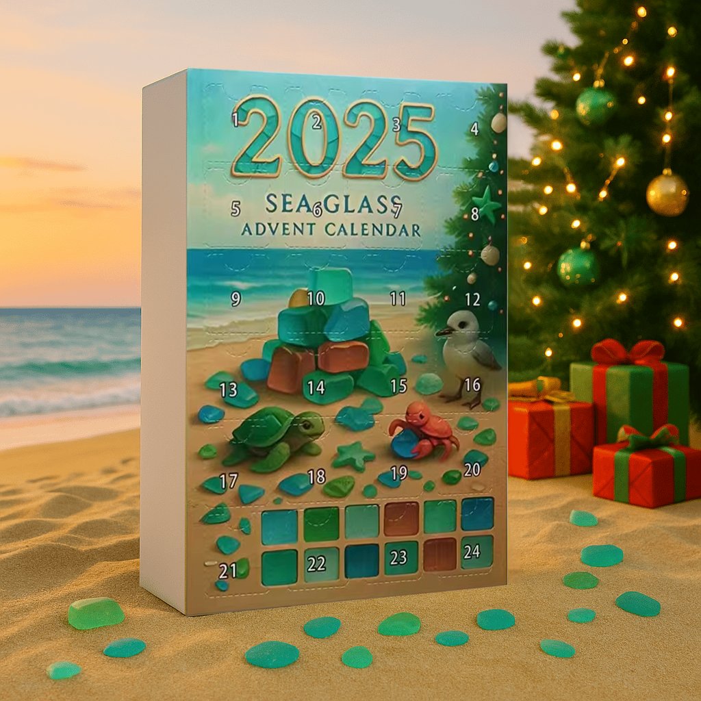 🌊✨Akrilni adventni koledar z učinkom božičnega drevesca 🎄❄️SI