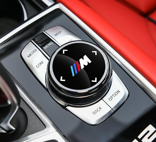 Dekorativna nalepka za gumb multimedijskega sistema BMW-SI