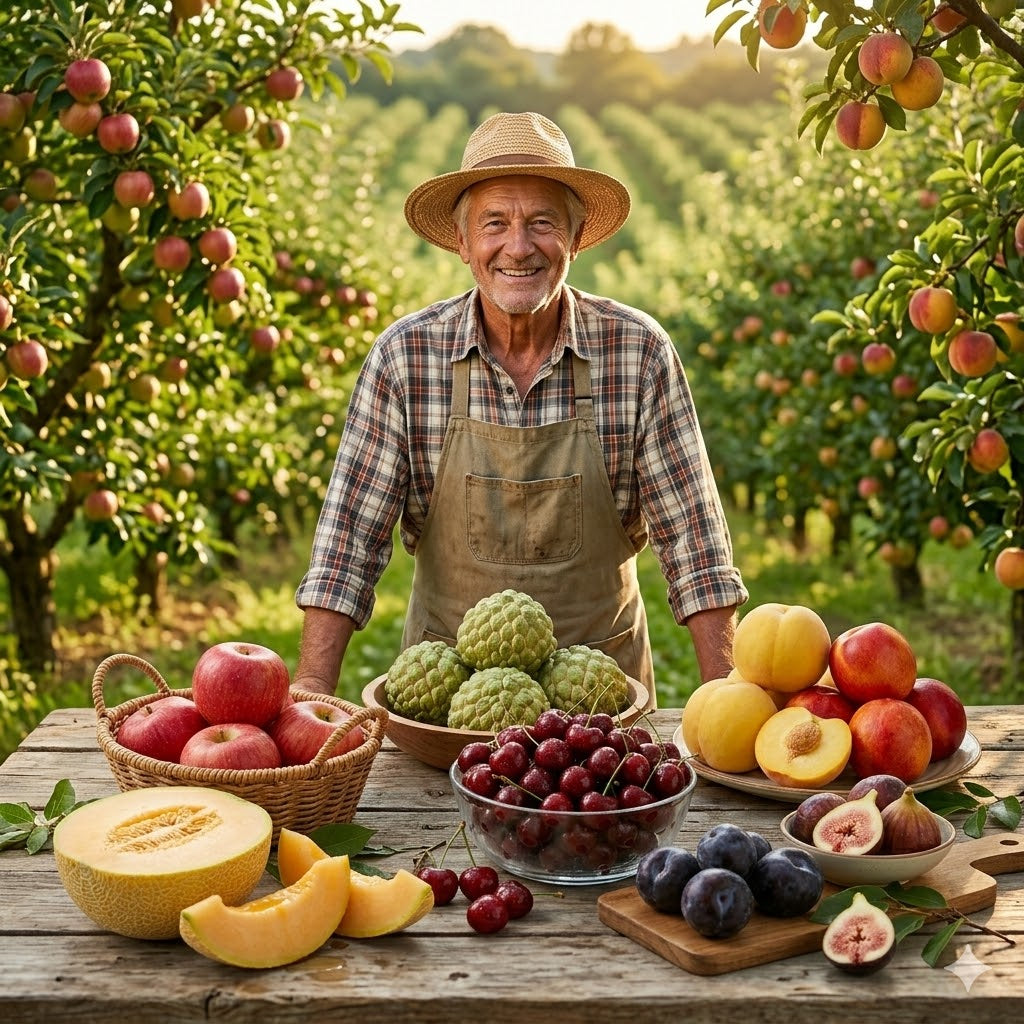 🍃 „Heirloom Manor“ serija: 13 atrinktų vaisių sėklų rinkinys (be GMO) 🌳 – Geriausiai parduodamas produktas-LT