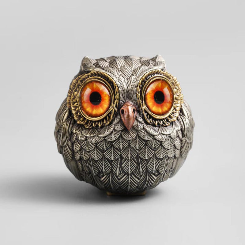 🦉Realistična figurica varuhinje srečne sove-SI