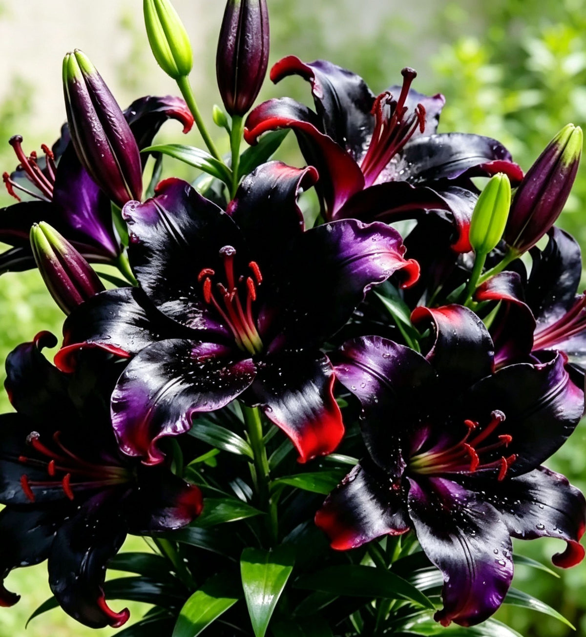 Črna magična lilija 🌺Čebuljice parfumskih lilij – sveže in sladke-SI